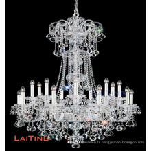 Lustre en Cristal / Lampe à Suspension avec Ampoules à Bougie LT-81147